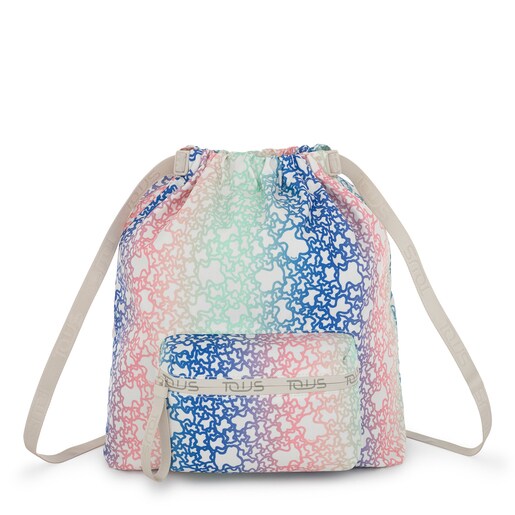 Multicolored sand colored Kaos Mini Sport Flat Backpack TOUS