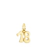 Silver Vermeil Numbers number 18 Pendant