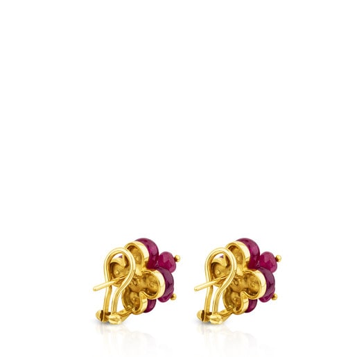 ATELIER Precious Gemstones Earrings in Gold with Ruby