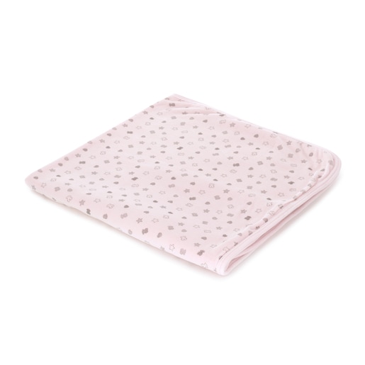 Baby Bear swaddle blanket in Pink . | TOUS