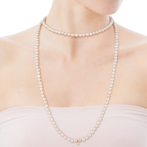 Halskette TOUS Pearls aus Gold