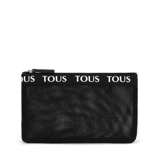 Medium Black T Colors Toiletry Bag