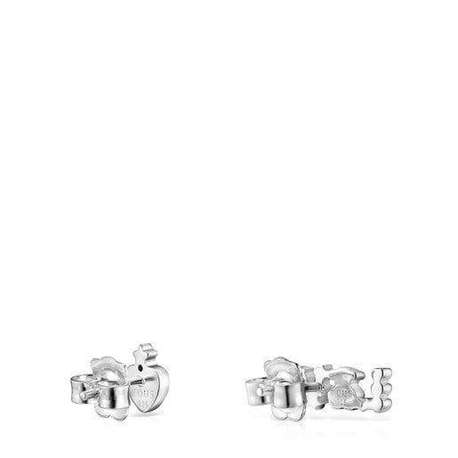 Herz- & Love-Ohrringe San Valentín aus Silber