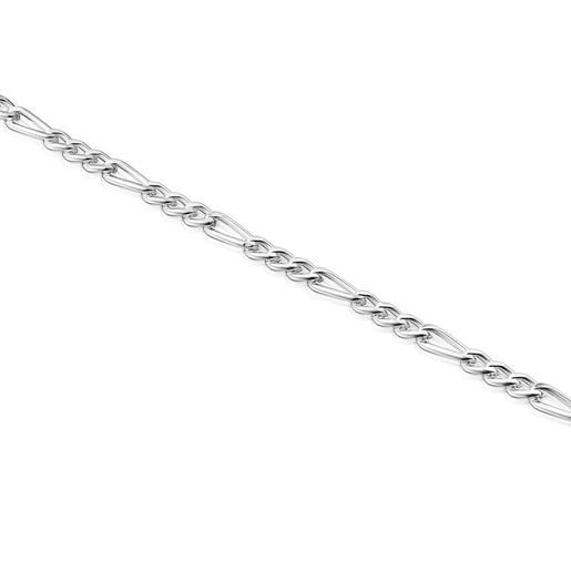 Браслет TOUS Chain из разных гнутых колец из серебра