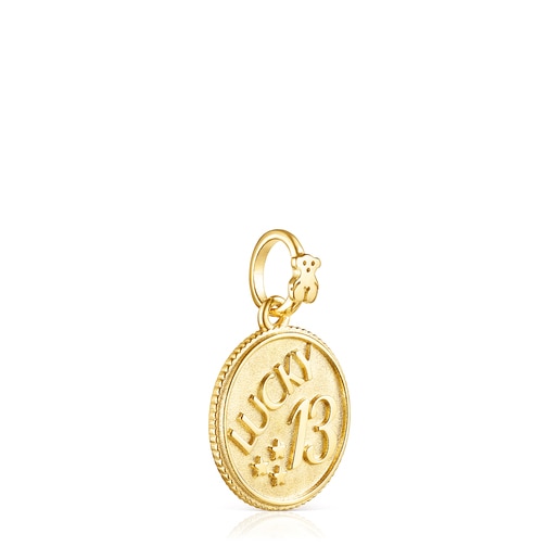 Pendentif TOUS Good Vibes 13 en Argent Vermeil