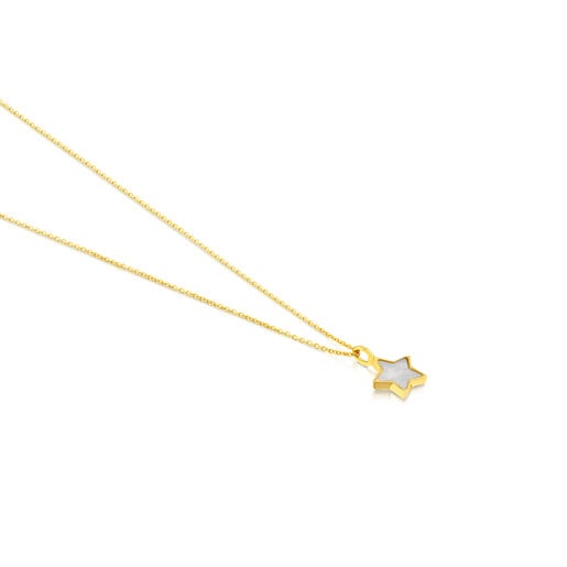 Gold and Mother-of-pearl XXS star Necklace