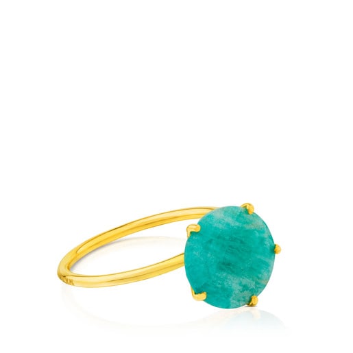 Ivette Ring in Gold with Amazonite