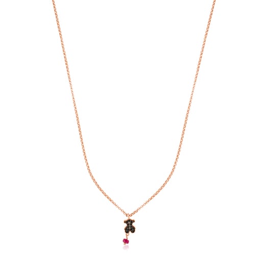 Collier Motif en Vermeil rose