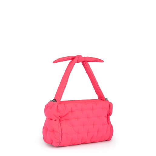 Small Fluorescent Pink Salsi Crossbody Bag