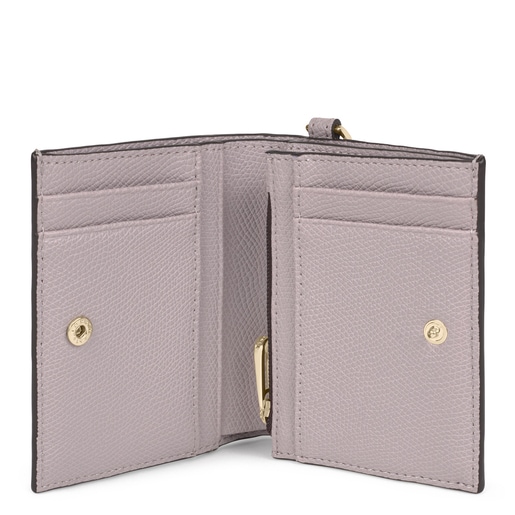 Small mauve colored TOUS Pop Wallet