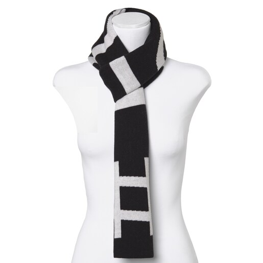 Black Tous Lovers Jcq scarf