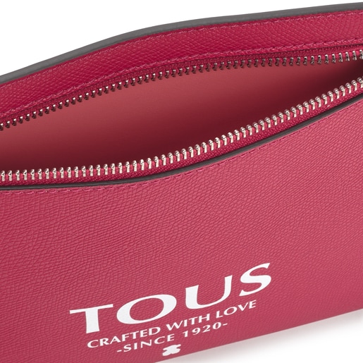 Πολύχρωμη-ροζ τσάντα Clutch TOUS Essential