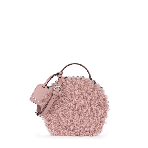 Sac à bandoulière Dulzena Bouclette petit rose antique