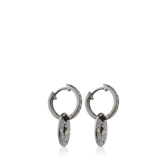 Silver Grace Earrings with Marcasite