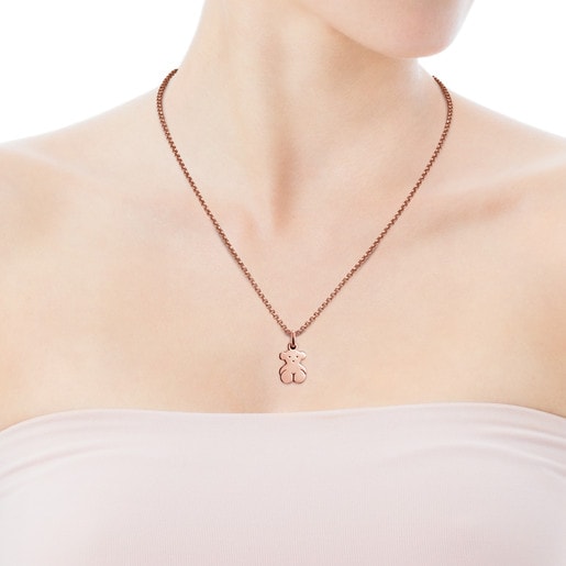 Dije Sweet Dolls con baño de oro rosa 18 kt sobre plata